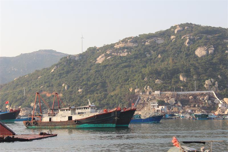 上川岛沙堤渔港