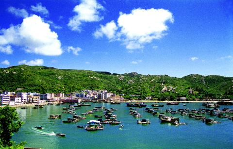 上川岛沙堤渔港